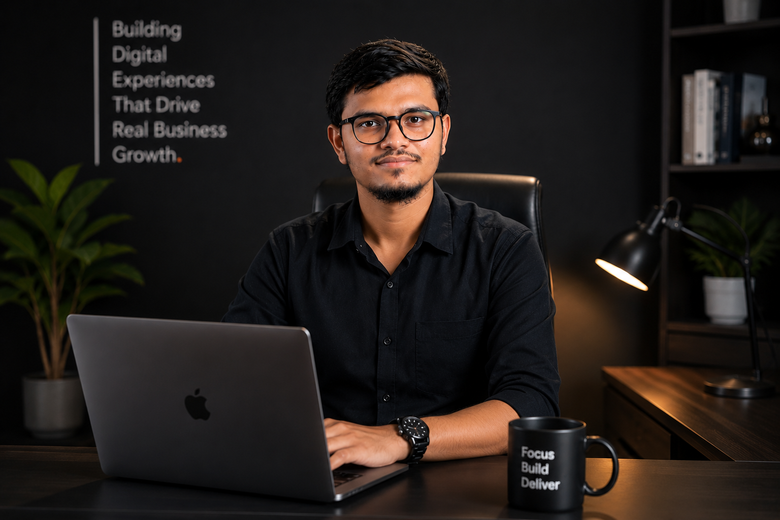 Professional web development workspace โ Hamza Chanda